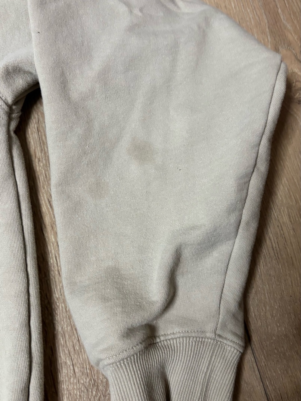 Gymshark Men's Zip-Up Sweater in Light Beige - Picture 7 of 8